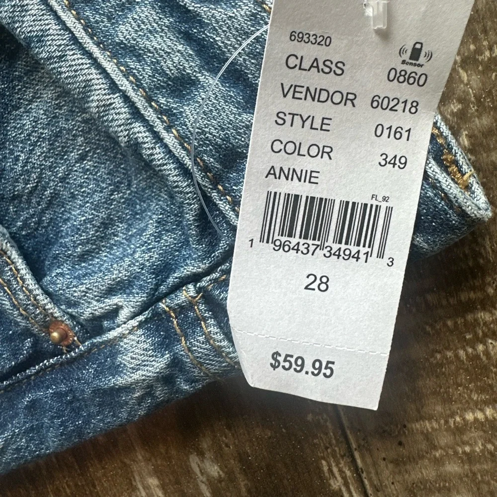 Pacsun Y2K low rise stretch flare jean size 28 NWT - Picture 3 of 4